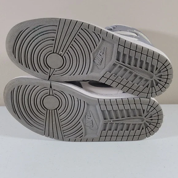 Nike Air Jordan 1 Mid Stealth Sail Grey White BQ6472-115 Women's Size 8 - Picture 7 of 10